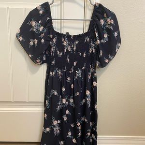 women’s puff sleeve mini dress